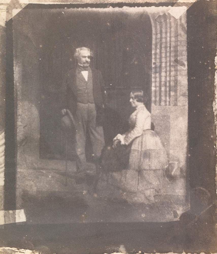 Portrait of a Couple in Doorway — Calvert Jones