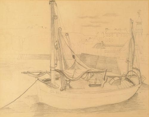 Fishing Boat, Dieppe - Christopher Wood — Christopher Wood