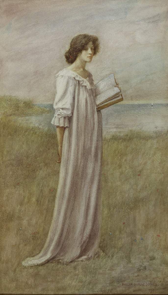 Beside a Summer Sea — Philip Burne-Jones