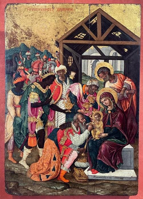 Adoration of the Magi — Emmanuel Tzanes