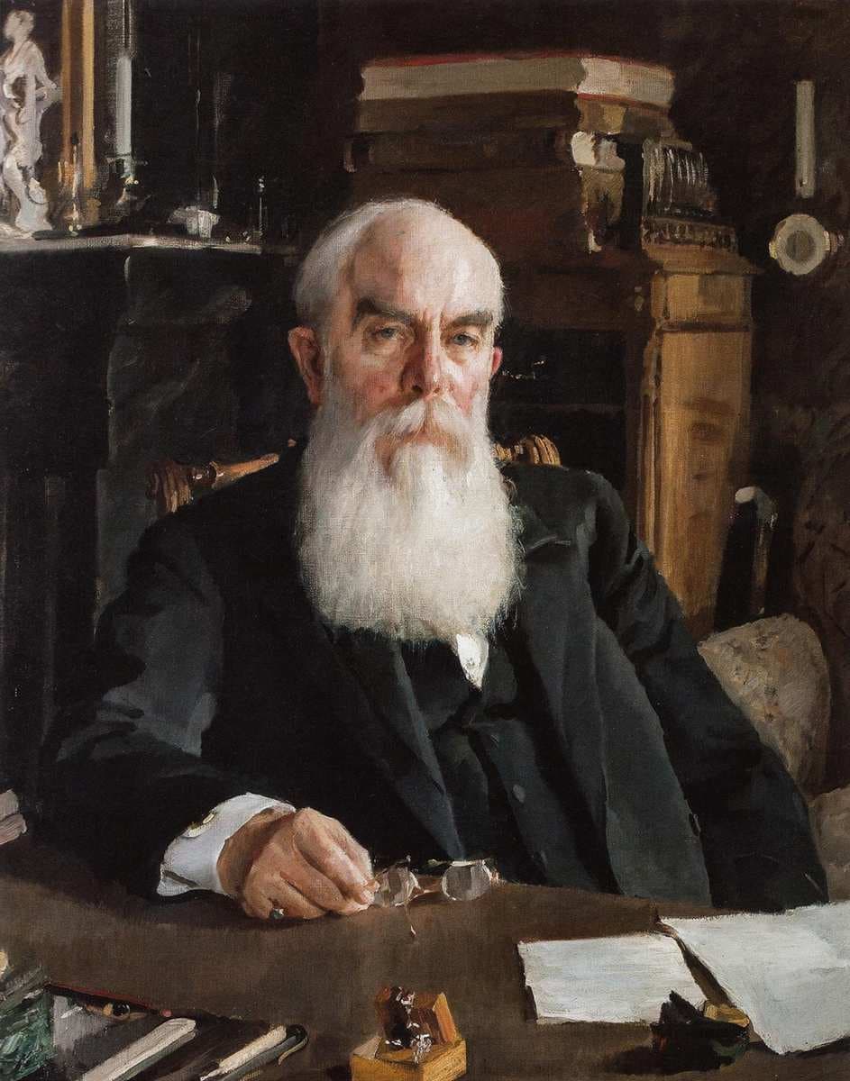 Портрет Алексея Ивановича Абрикосова — Valentin Serov