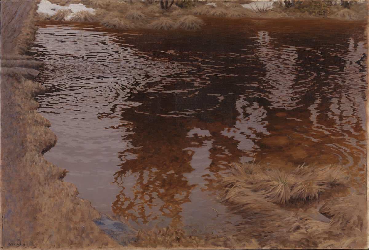 Vårflom — Gustaf Fjæstad