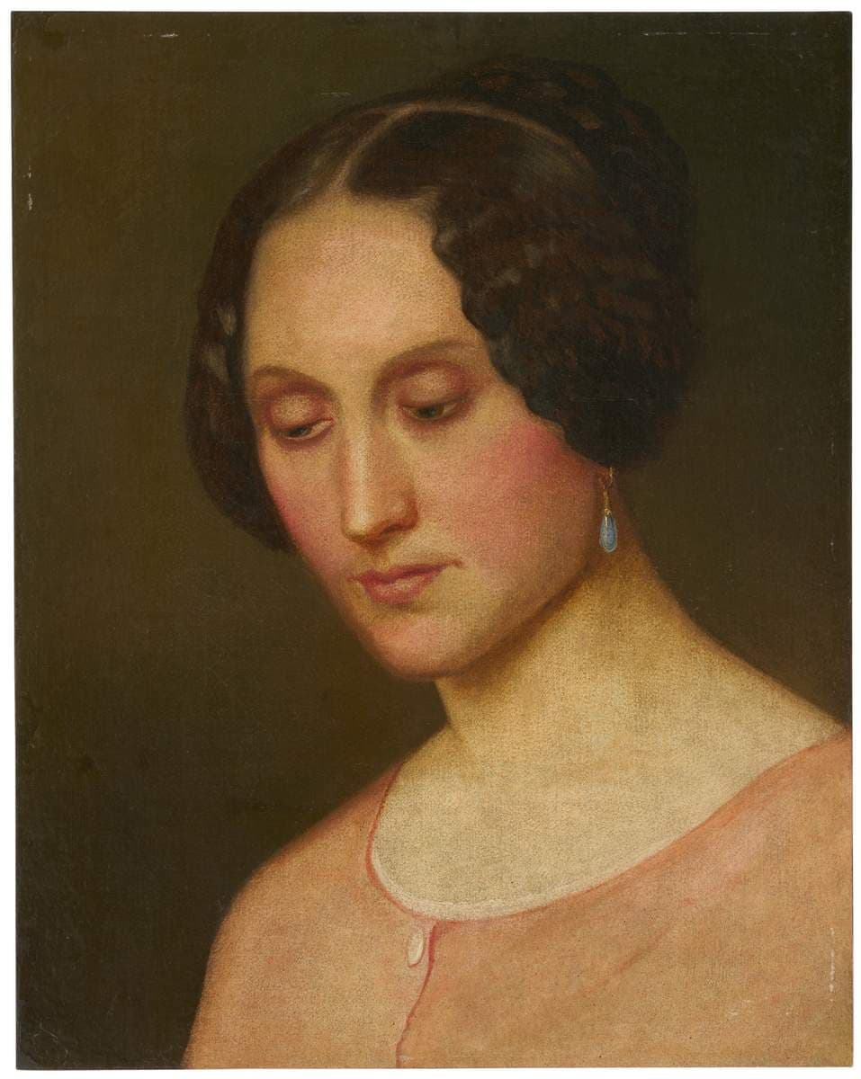 Portrait of the Artist's Wife — Dionys Ganter