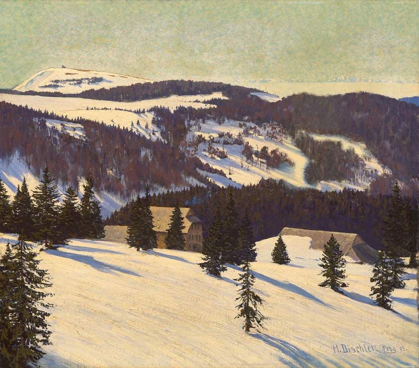 My Winter Refuge - Todtnauer Hut on the Feldberg — Hermann Dischler