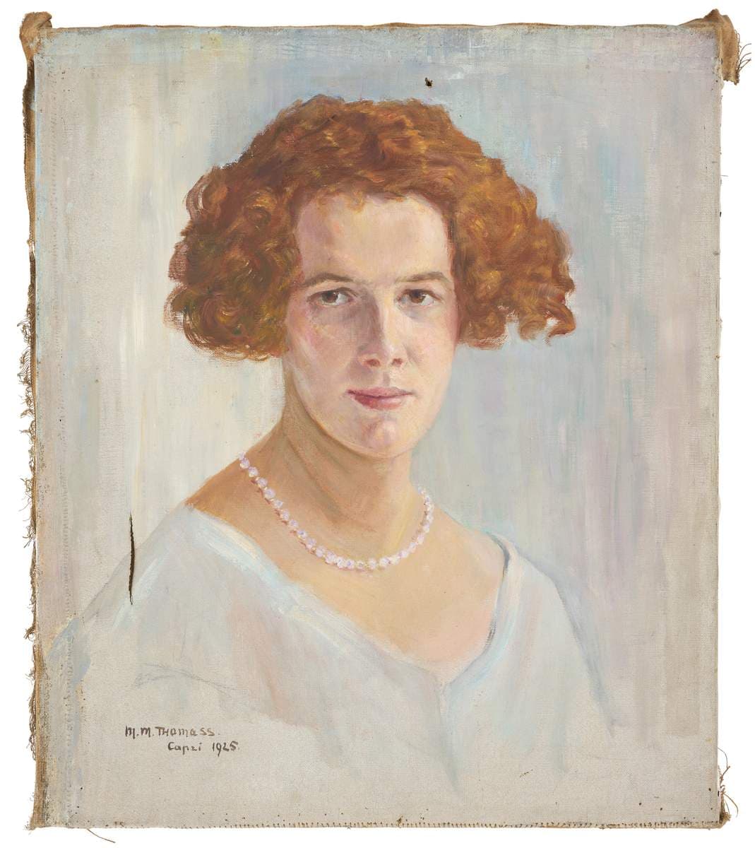 Portrait of a Woman with Red Hair — Paula Maria Margarethe Thomass