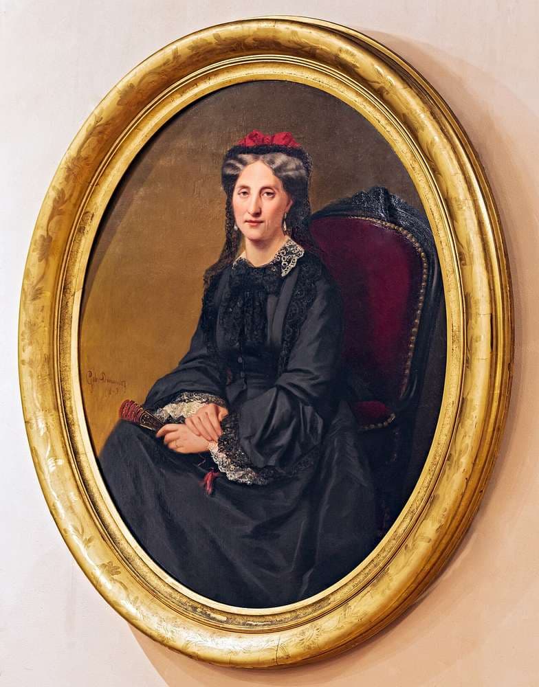 Woman with a Fan — Gabriel Durand