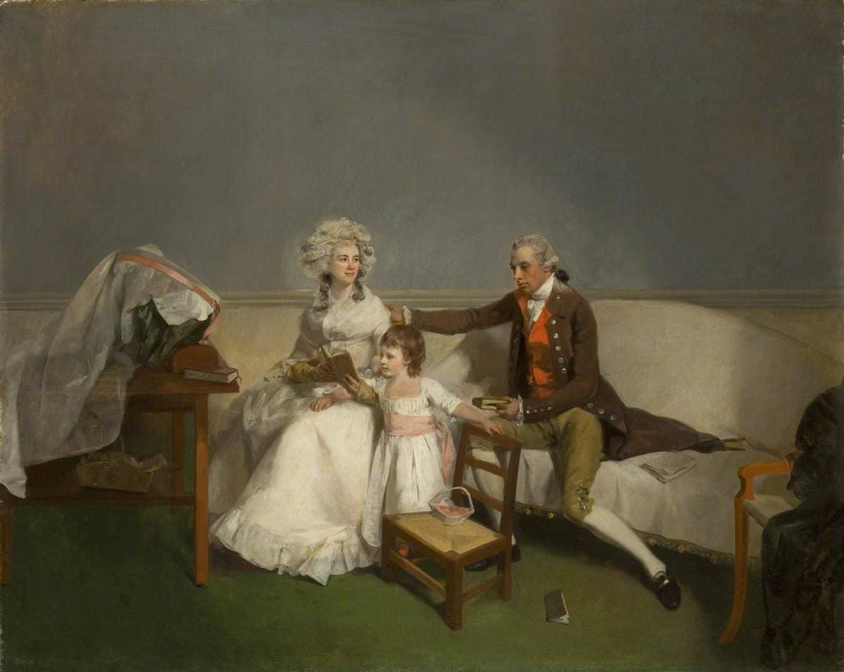 Sir Robert and Lady Buxton and Their Daughter Anne — Henry Walton