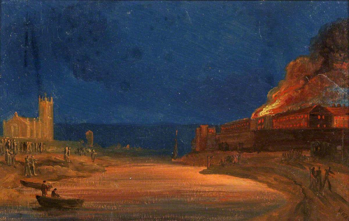 Bristol Riots: The Gaol Burning and St Paul's Church, Bedminster — William Walter Wheatley