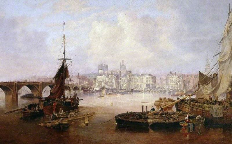 The Mayor's Barge on the Tyne — James Wilson Carmichael