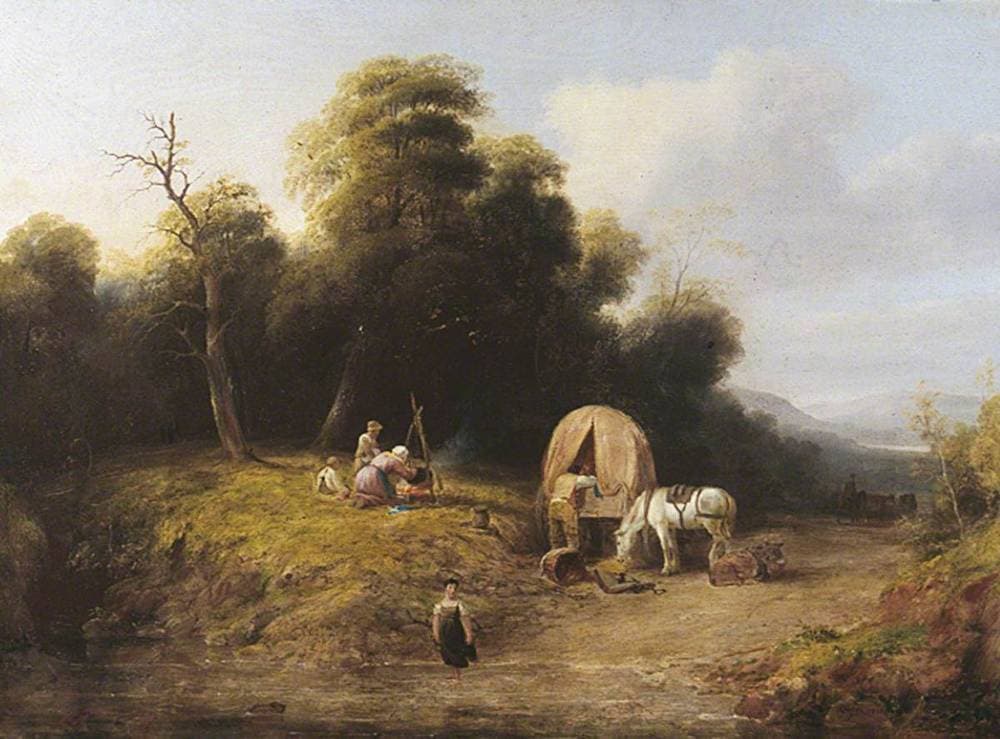 A Gypsy Encampment — John Nicholas Rhodes