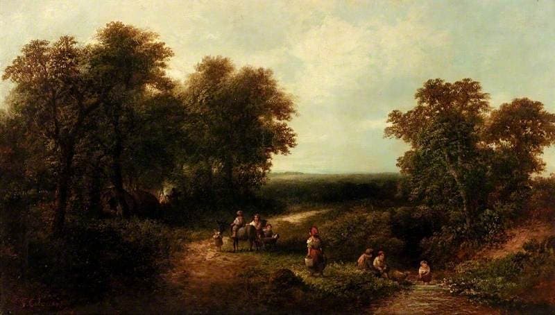 Landscape with Figures — George Cole