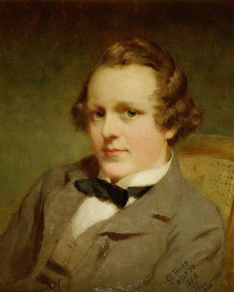 Self Portrait, Aged 22 — George Elgar Hicks