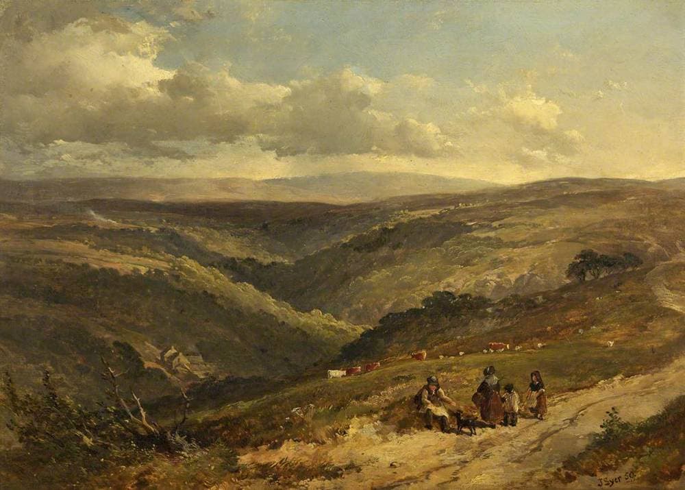 Porlock Road and Doone Valley — John Syer