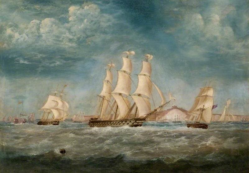 Shipping off Dover — William Oliver