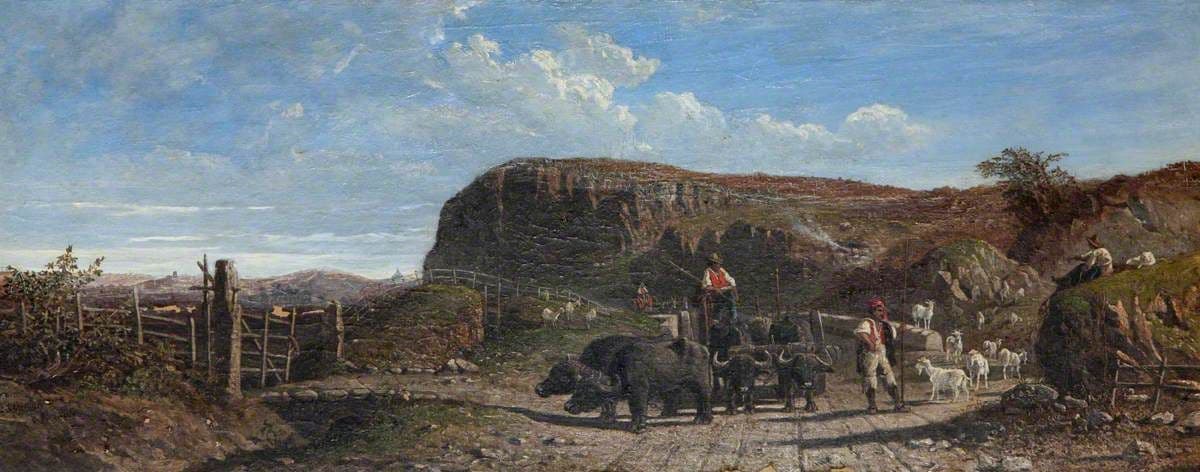 View in the Campagna — Charles Coleman