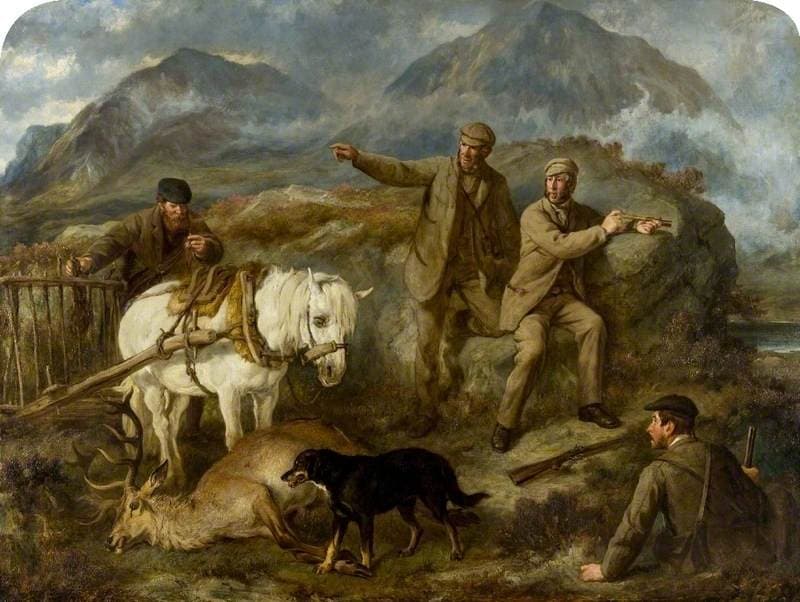 Deerstalking on Jura — Gourlay Steell