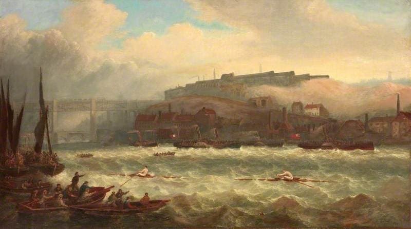 Cooper versus Chambers, Race on the Tyne — John Warkup Swift