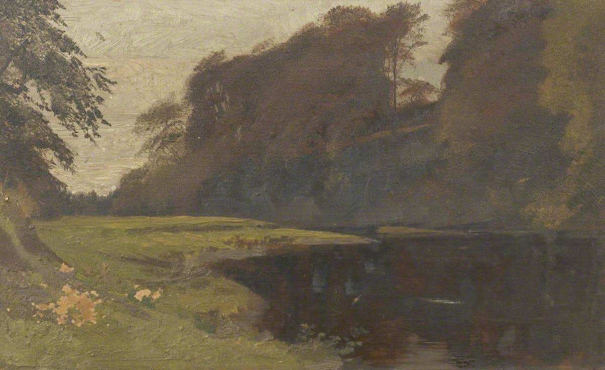 River Scene near Naworth — George Howard, 9th Earl of Carlisle