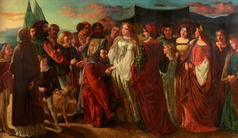 The Lady's Knight — David Wilkie Wynfield