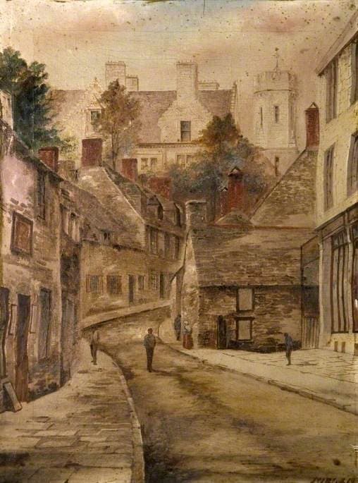 Swanage High Street from Below the Town Hall, Dorset — James Walter Gibbs