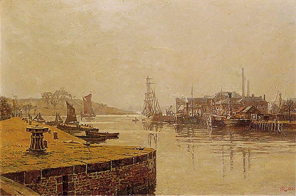 River Orwell at Ipswich — Henry Robert Robertson