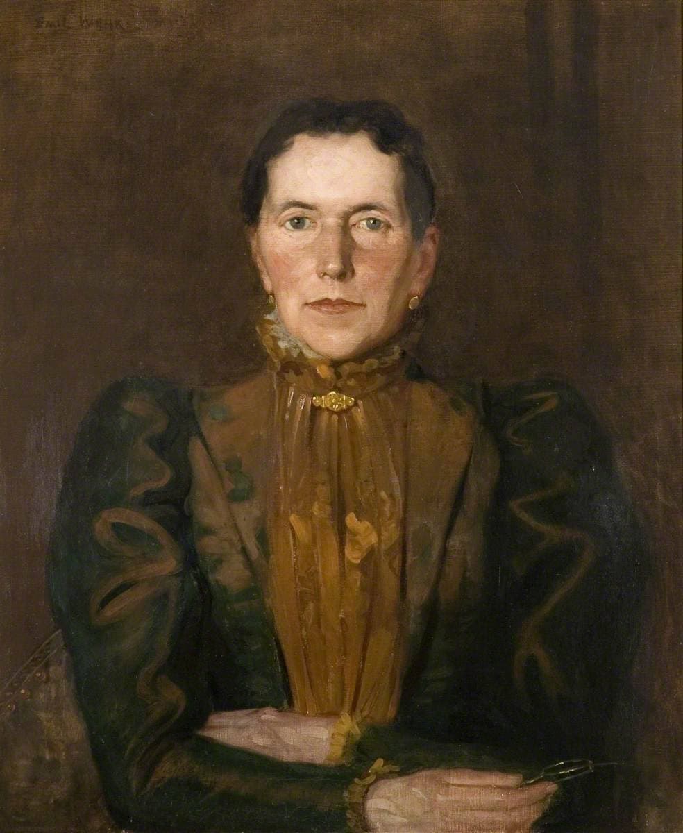 Portrait of a Lady in a Victorian Costume — Emil Veresmith
