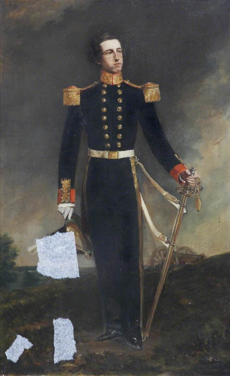 Second Lieutenant (later Second Captain) George Sisson Harward, Royal Artillery — Alfred Thomas Derby