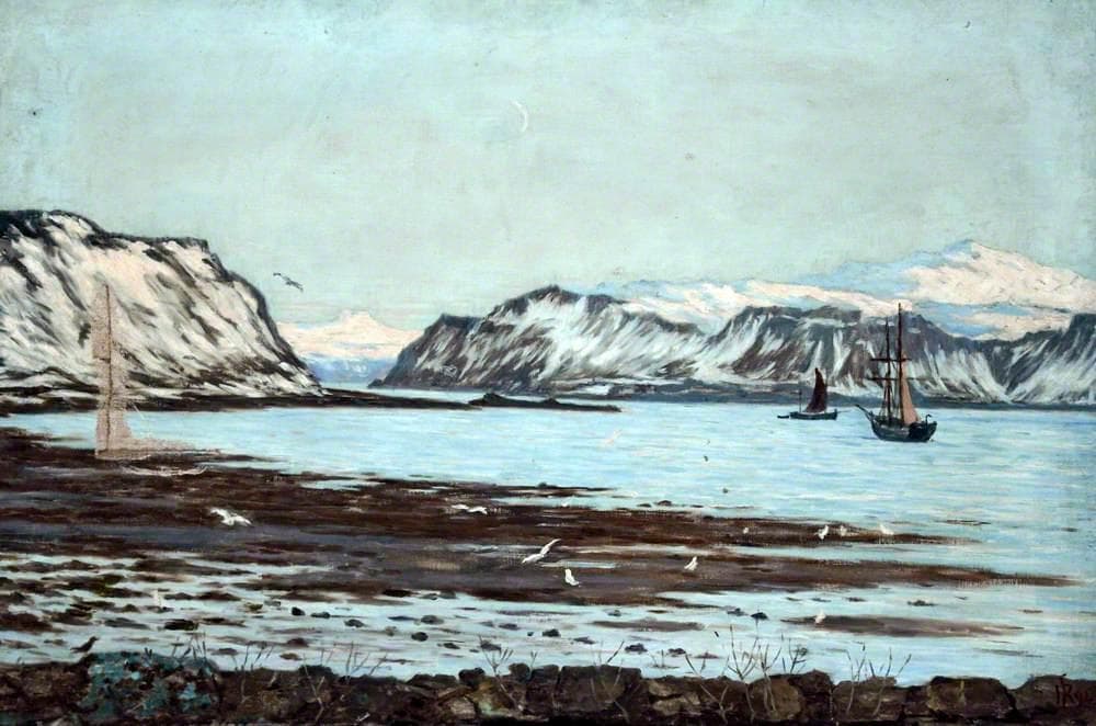 Portree Bay (Winter) — Harold Steward Rathbone