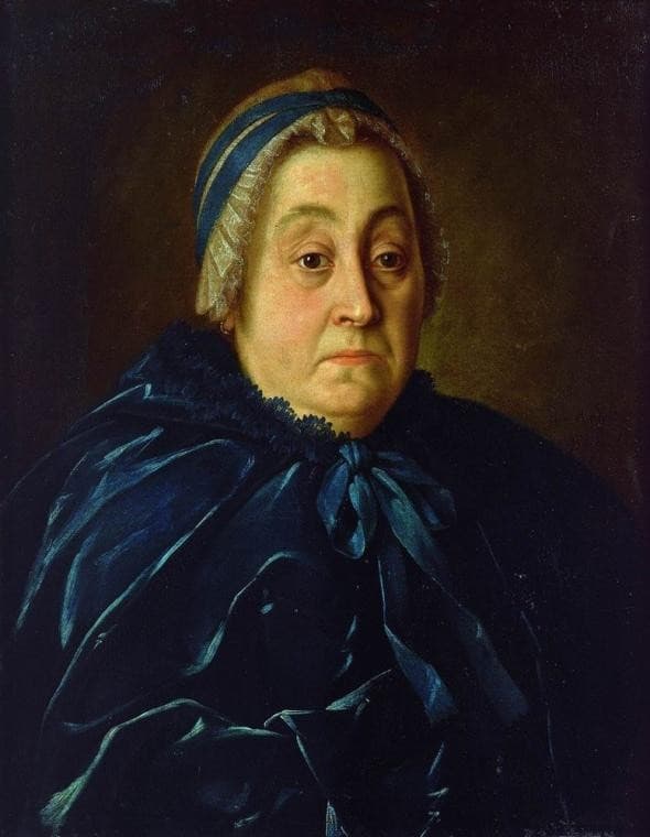 Porträt der Anna Vasiliyevna Buturlina (1708-1771) — Aleksey Antropov