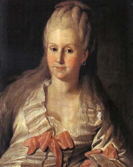 Porträt der Anna Andreyevna Muravyova — Carl Ludwig Johann Christineck