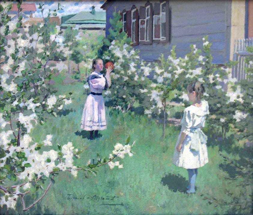 May Flowers, 1894 — Victor Borisov-Musatov