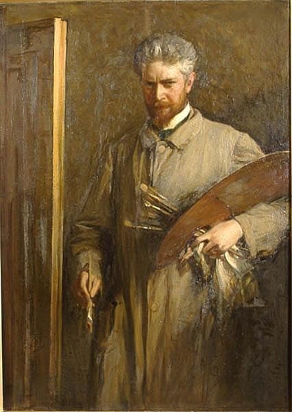 Selbstporträt. — Oscar Björck