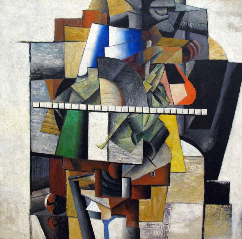 Portrait of Mikhail Matyushin — Kazimir Malevich
