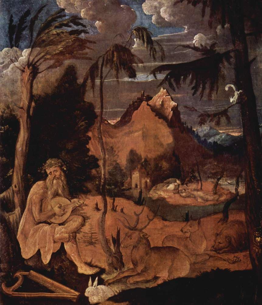 Orpheus and the animals — Hans Leu the Younger