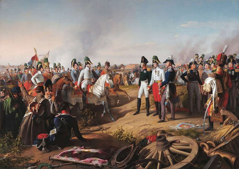The Declaration of Victory After the Battle of Leipzig, 1813 — Johann Peter Krafft