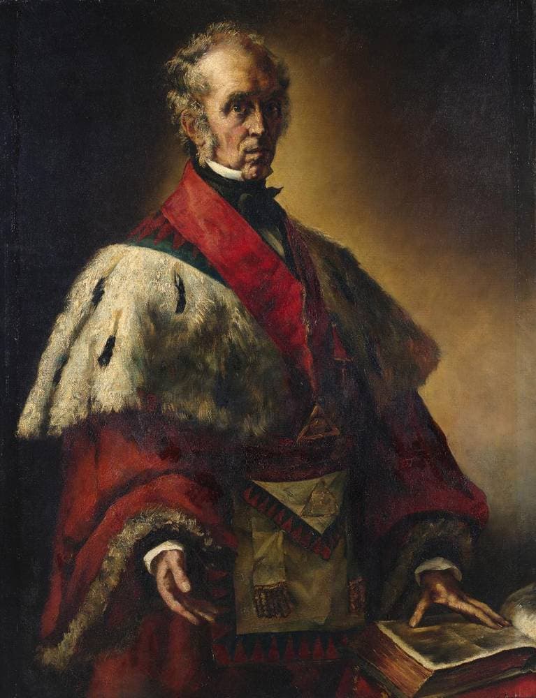 Bildnis eines Freimaurers. Alderman W. Bean — Frank Buchser