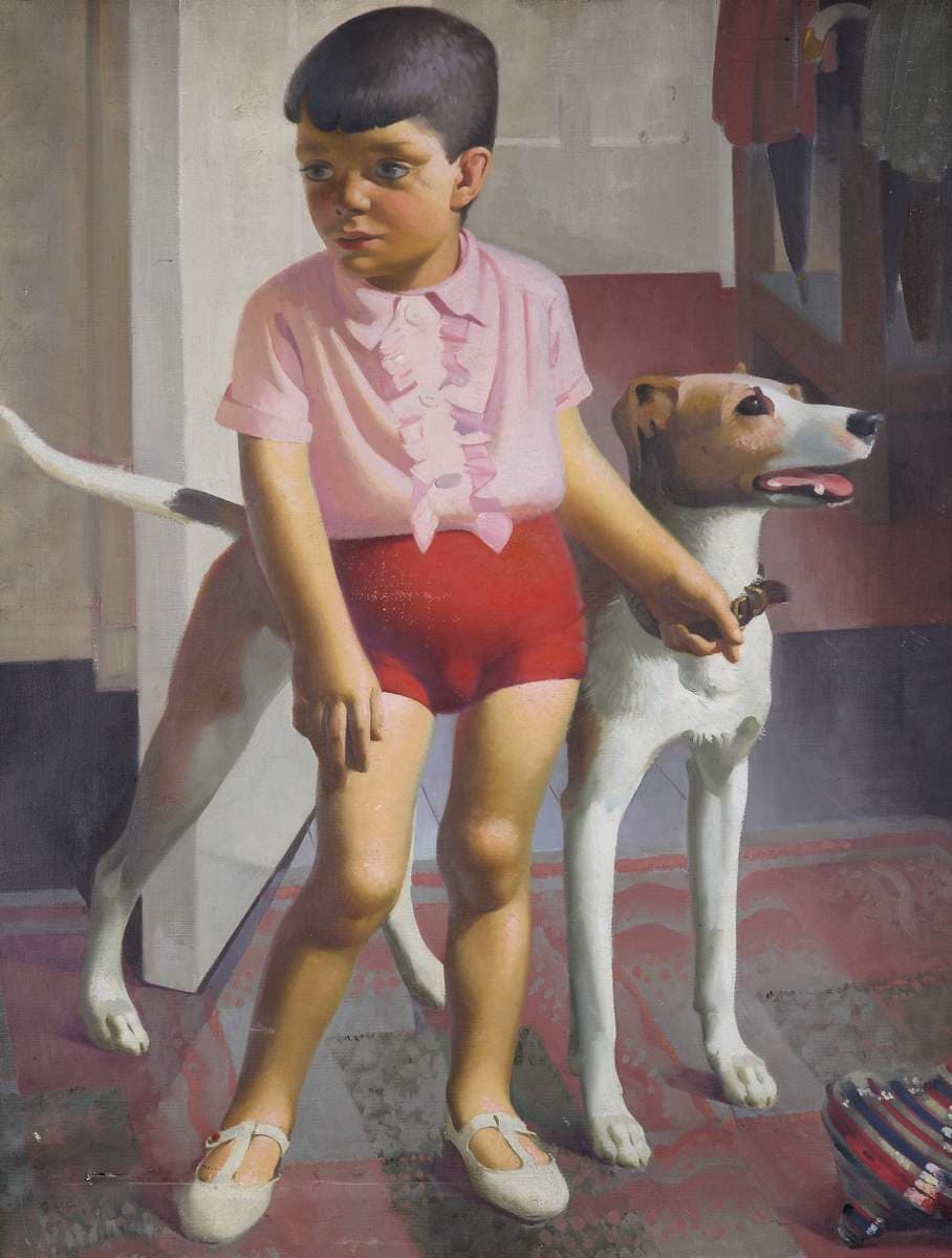 Boy and Dog — Percy Shakespeare