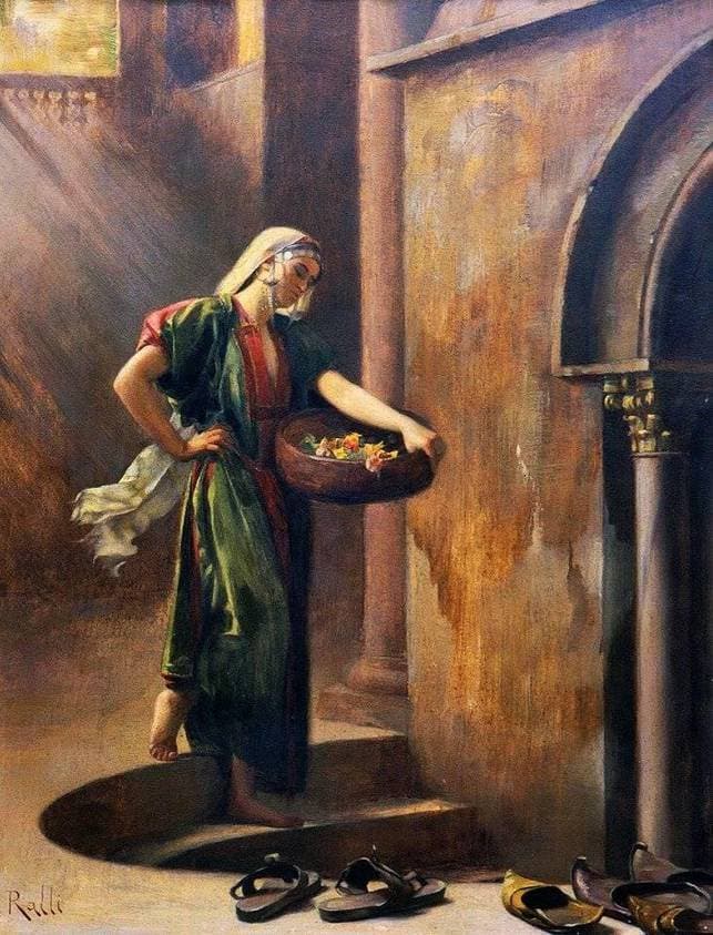 Daughter in Bethlehem in the Crypt of the Manger — Théodore Ralli