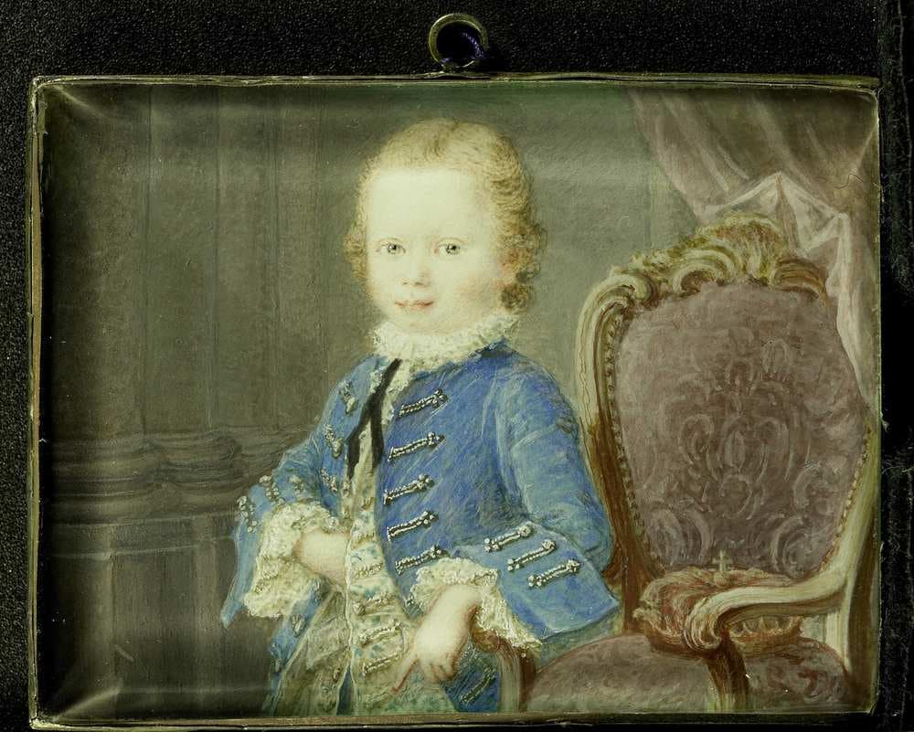Portrait of Willem V van Oranje- Nassau (1748-1806) — Robert Mussard