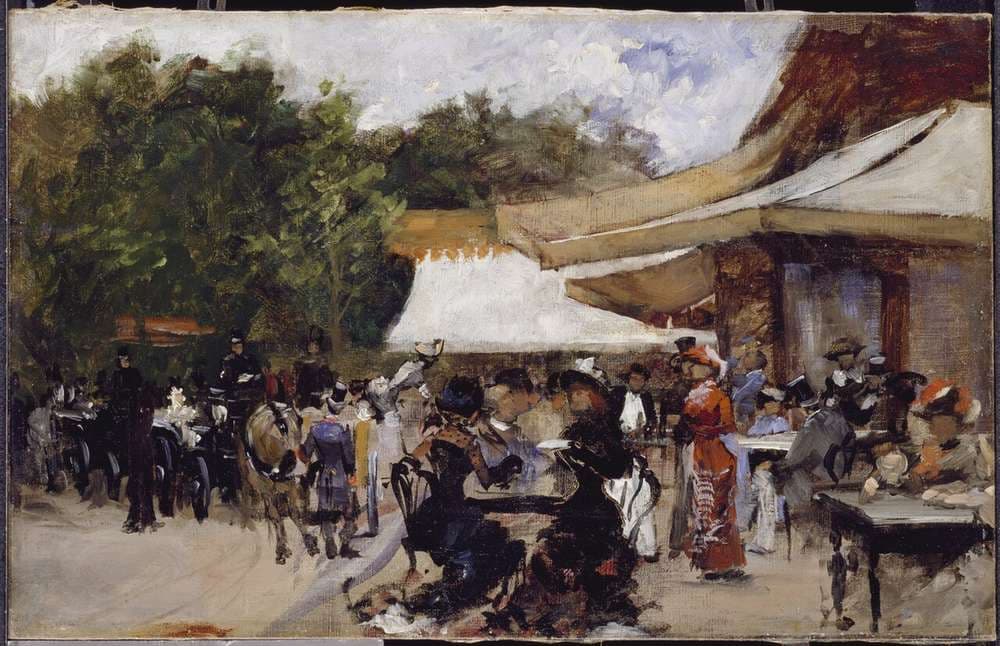 Outside Café de la Cascade in the Bois de Boulogne — Hugo Birger