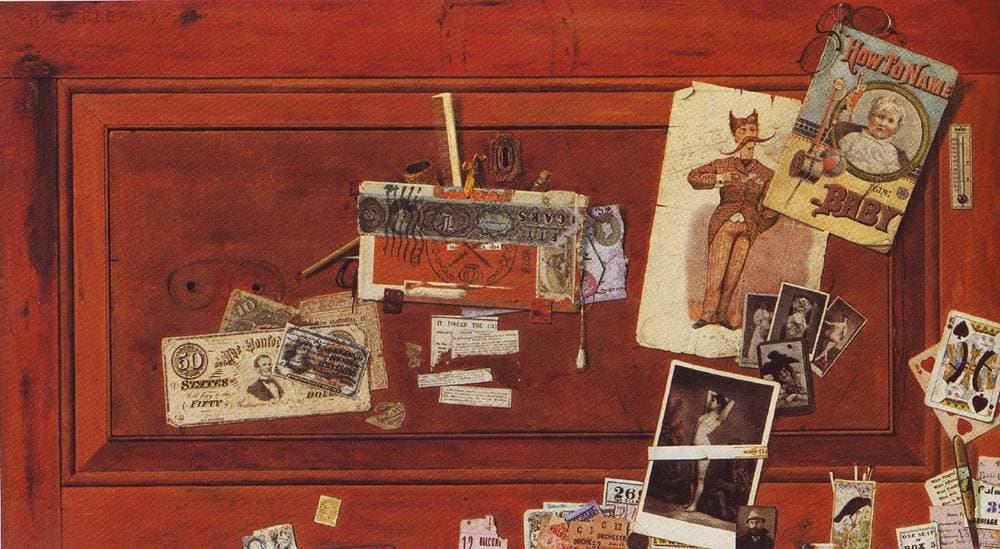 A Bachelor's Drawer — John Haberle