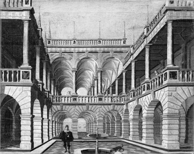 Coutyard with Arcades — Gabriel Engels
