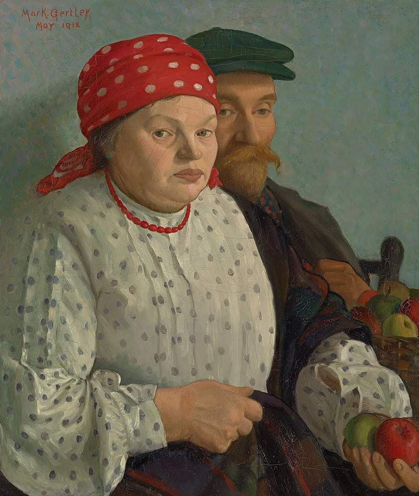 The apple woman and her husband — Mark Gertler