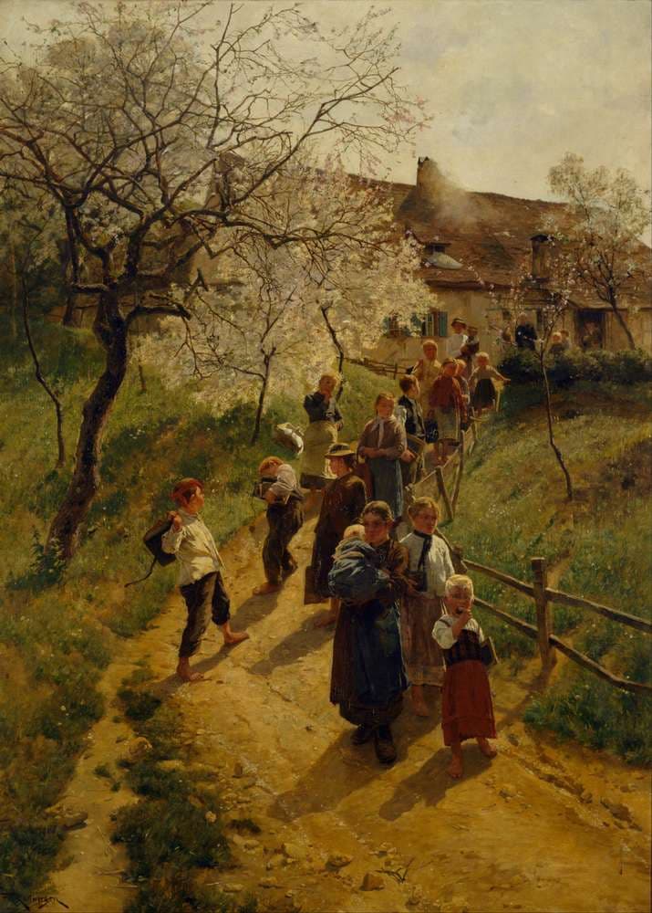 A spring day — Friedrich Kallmorgen