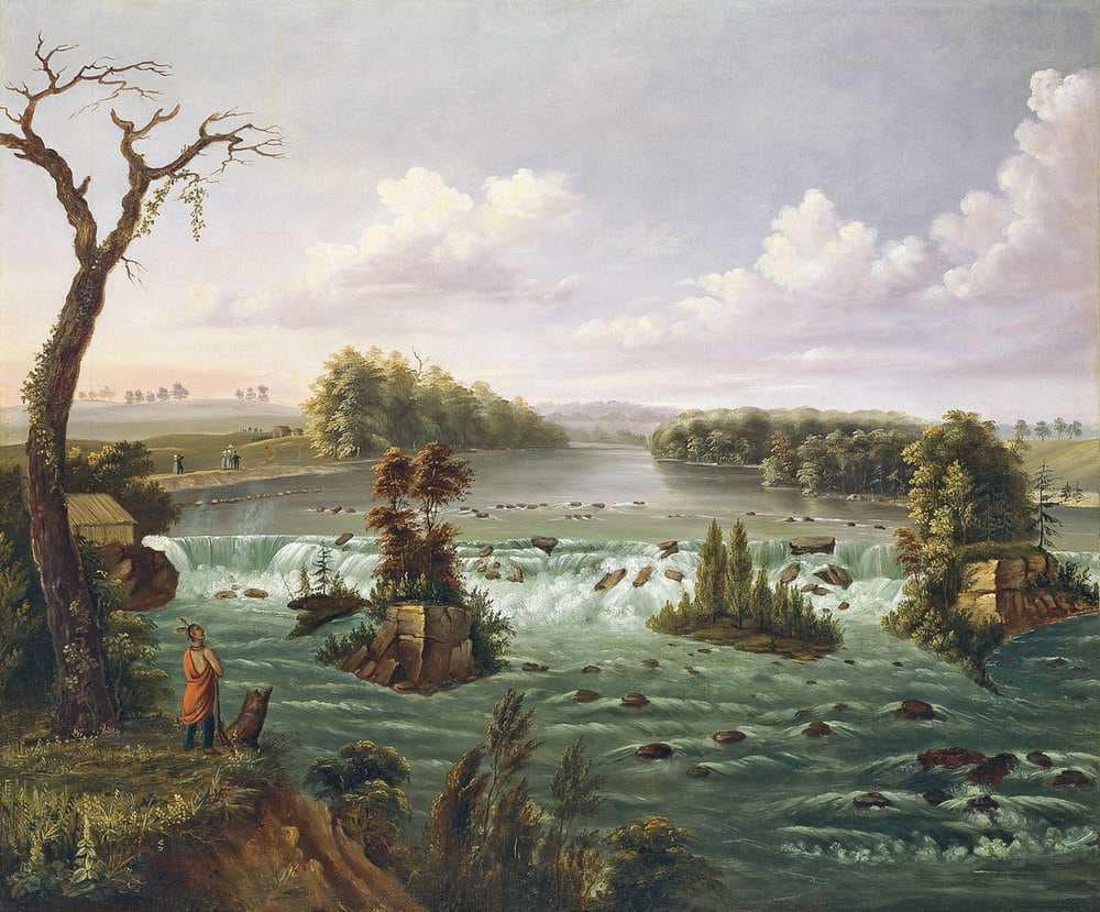Falls of Saint Anthony, Upper Mississippi — Henry Lewis