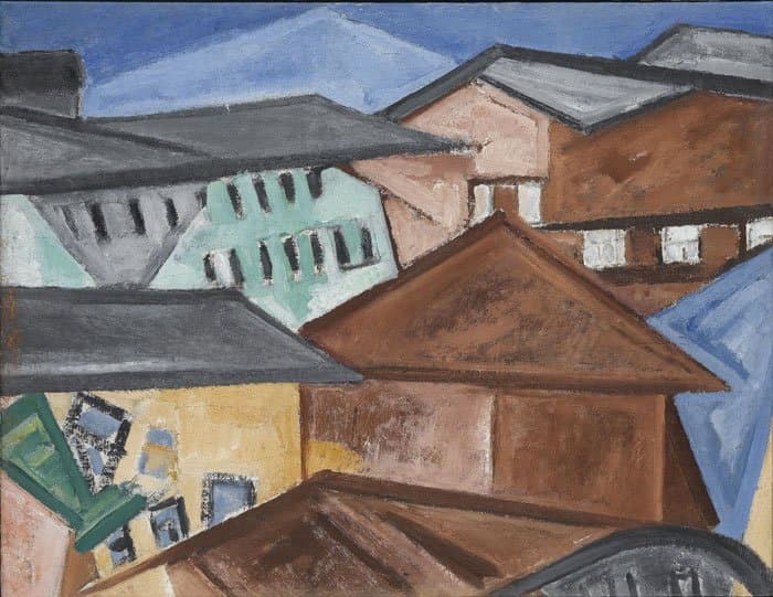 Cityscape. Roofs — Olga Rozanova