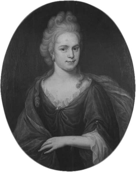Portret van Anna Elisabeth Voet (1686-1724) — Martinus de la Court