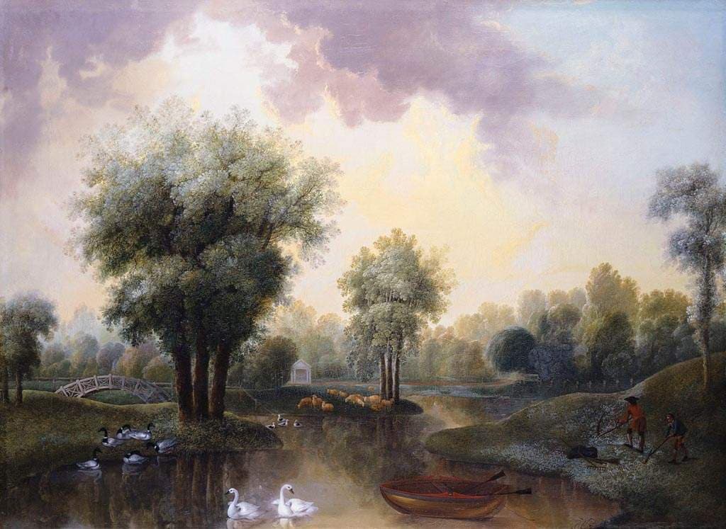 The Gardens at Kew — Johann Jakob Schalch