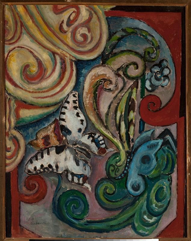 Flowers and butterflies — Tytus Czyżewski