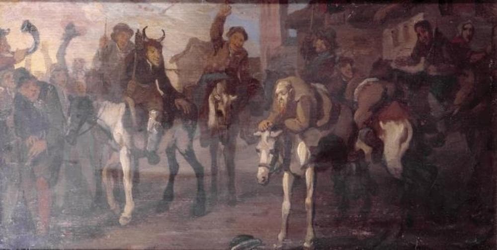 Hudibras’s Discomfiture at the Hands of the Skimmington — Francis Le Piper